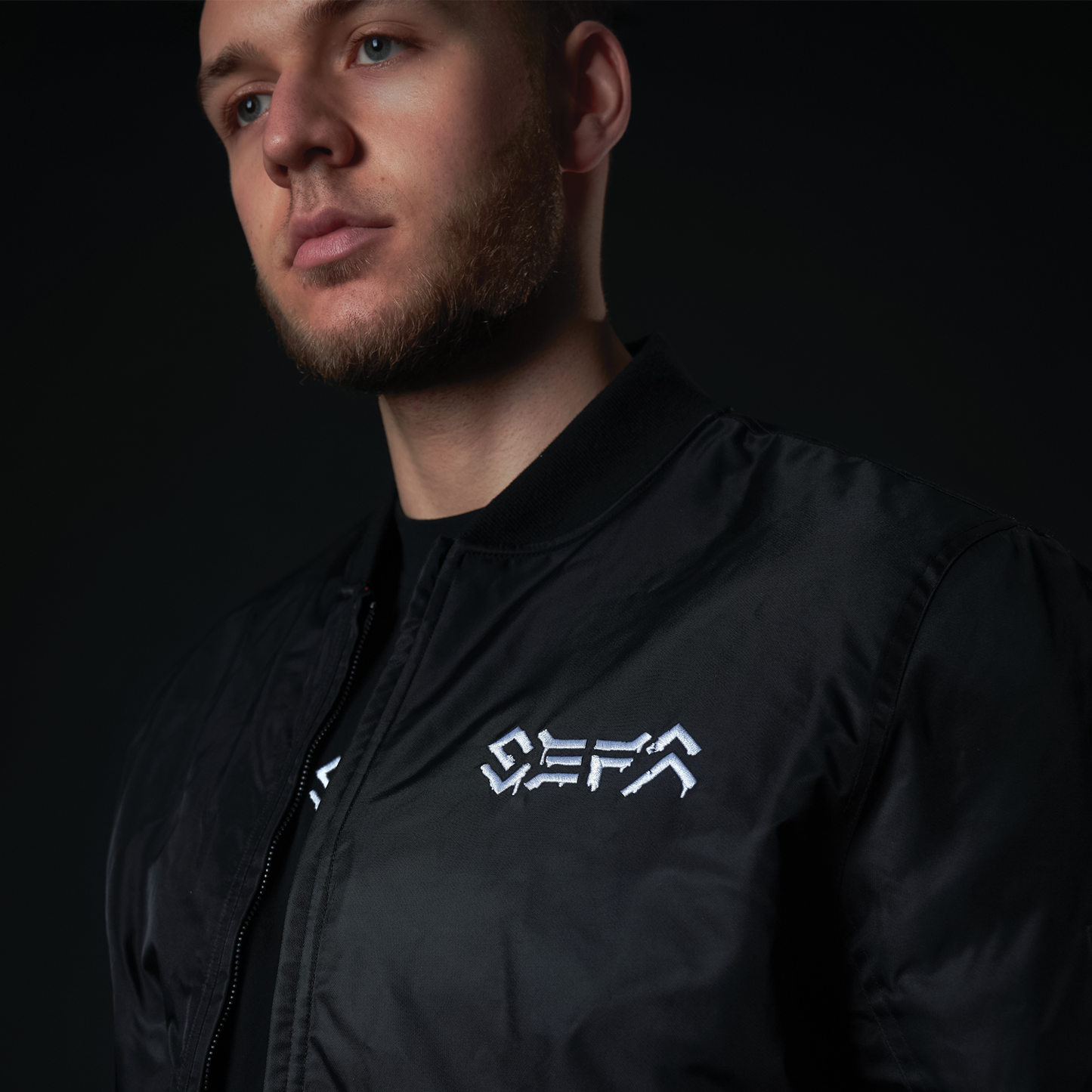 SEFA BOMBER JACKET BLACK/WHITE