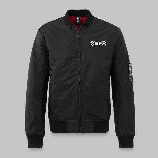 SEFA BOMBER JACKET BLACK/WHITE
